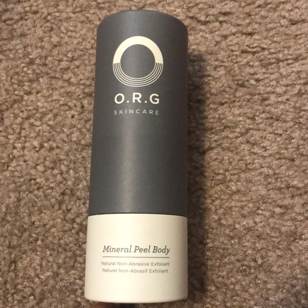 O.R.G skincare mineral peel body